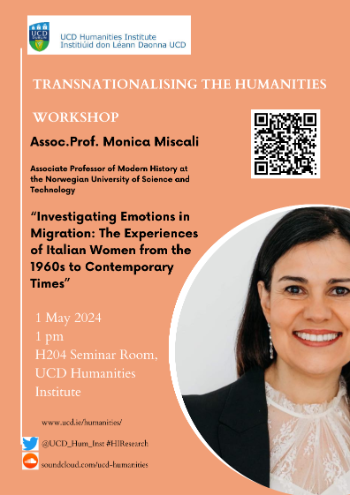 TNH Workshop with Prof. Monica Miscali (NTNU)